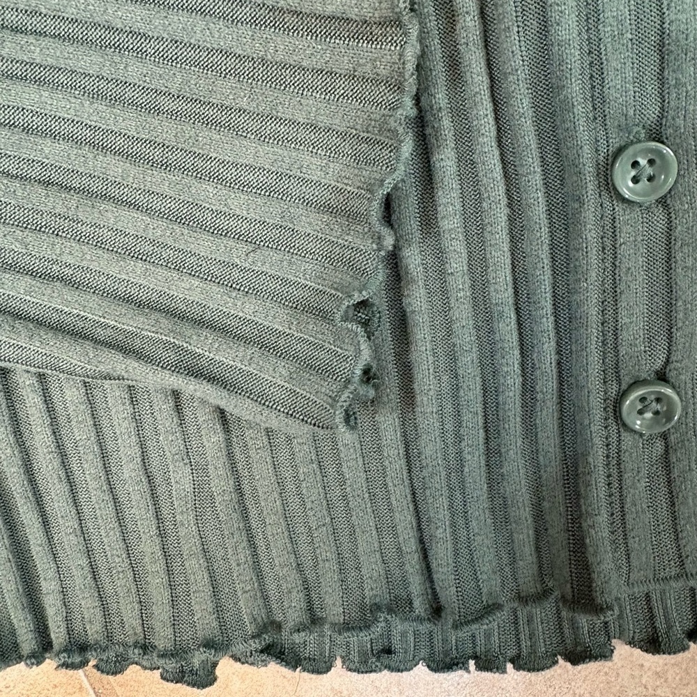🍬SO Lightweight Ribbed Cardigan - Picture 2 of 5